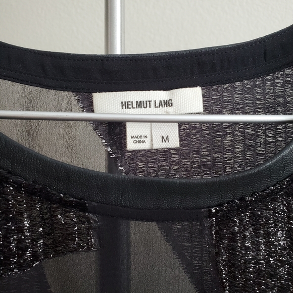 Black Helmut Lang Tank - Picture 5 of 7